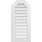 Ekena Millwork Octagonal Top Surface Mount PVC Gable Vent w/ 3-1/2"W x 1"P Standard Frame, 18"W x 38"H GVPOT18X3801SN - alternate 1